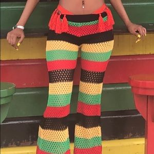 Cover up lace like pants.